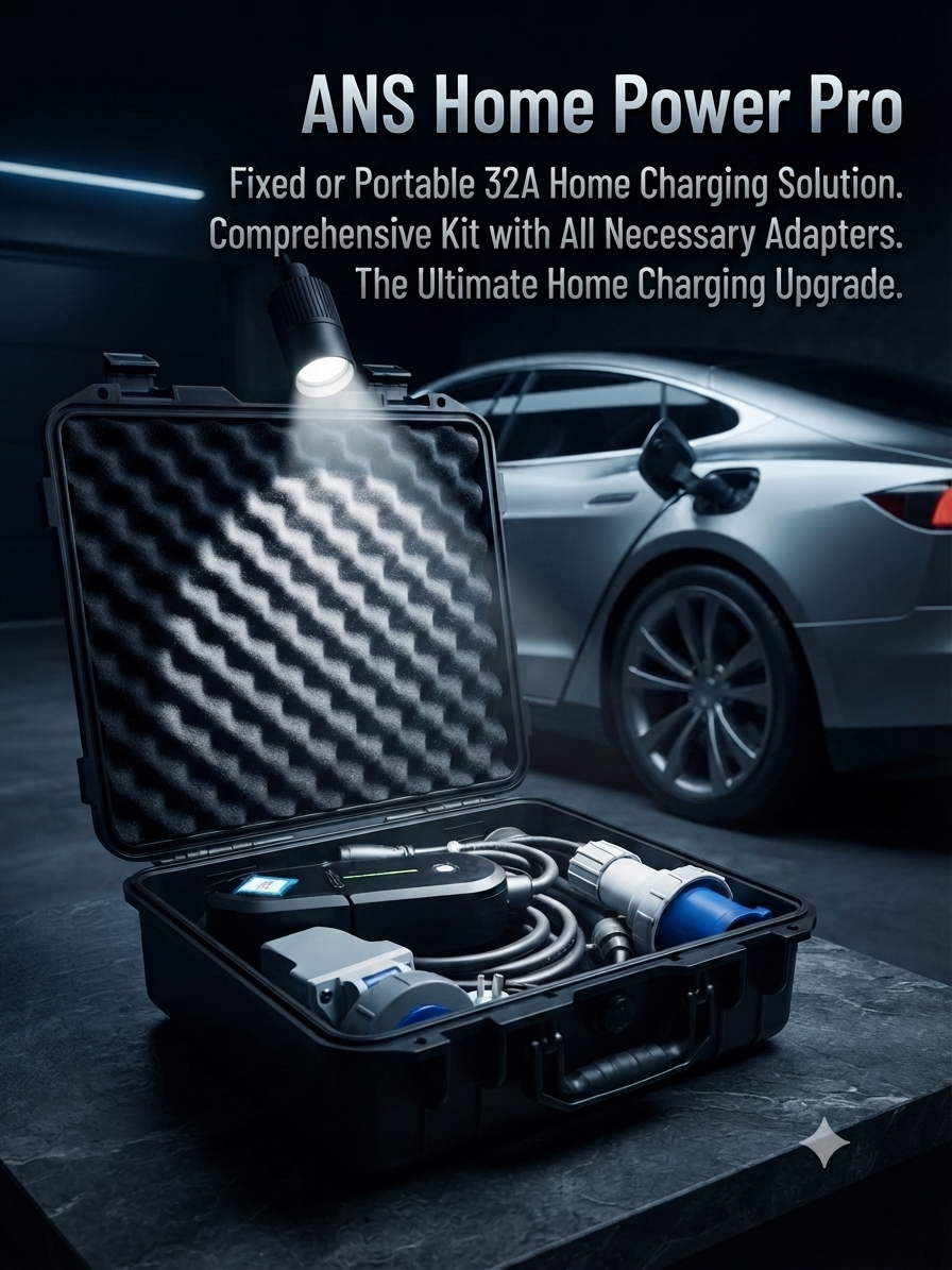 ANS Home Power Pro (7kW / 32A) - Premium Fast EV Charger